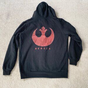 Boys Medium Star Wars Rebel Full Zip Hoodie Size Medium and other Clothing FREE